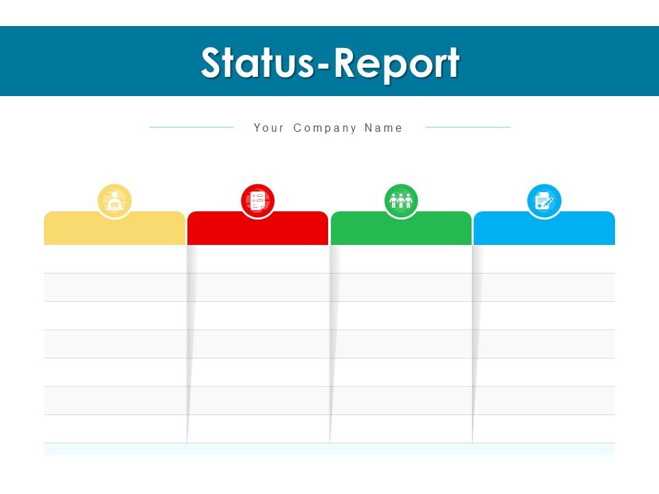 Status report risk mitigation project activity location based Slide01