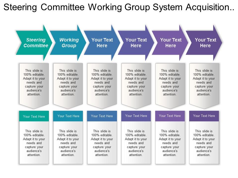 Steering committee working group system acquisition trade analysis Slide00