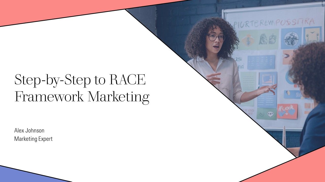 Step By Step To RACE Framework Marketing PPT Graphics AT