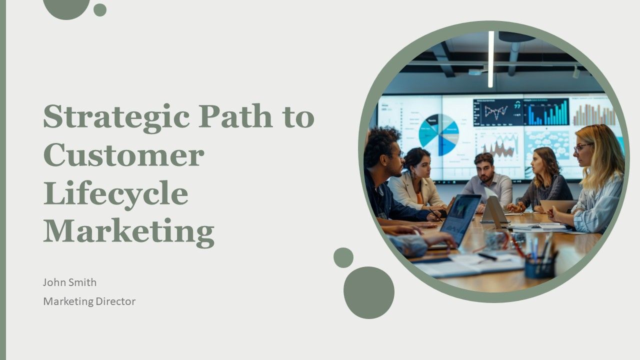 Strategic Path To Customer Lifecycle Marketing PPT PowerPoint AT