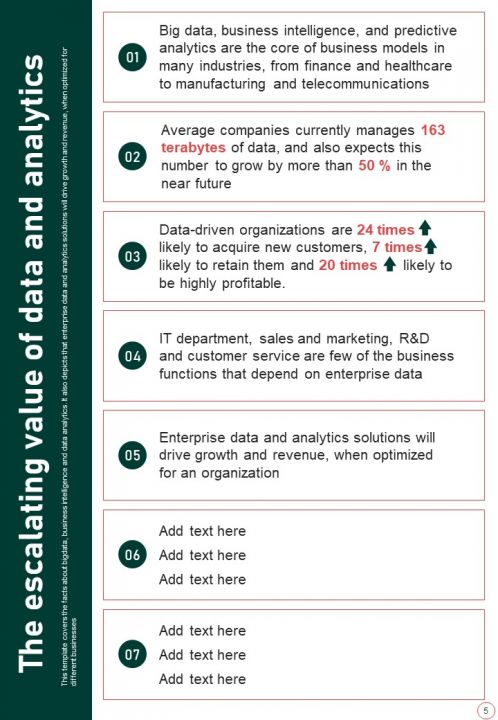 Strategic Playbook For Data Analytics And Machine Learning Report ...