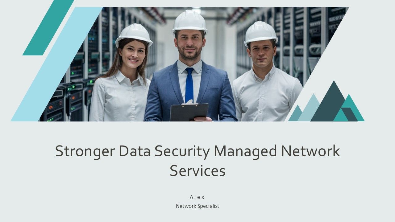 Stronger Data Security Managed Network Services PPT Summary AT