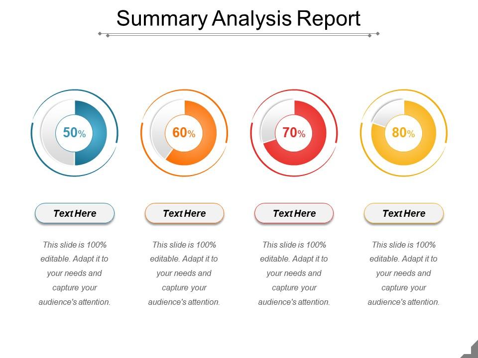 summary report presentation