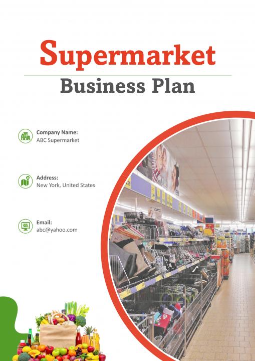 supermarket business plan report