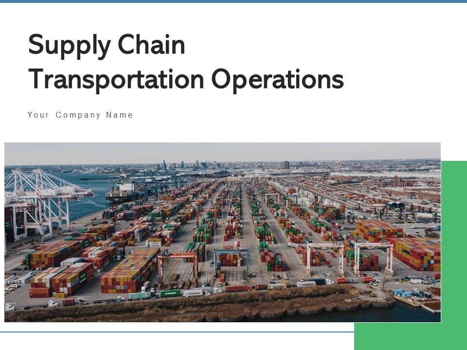 Supply Chain Transportation Operations Business Management Marketing Knowledge Process