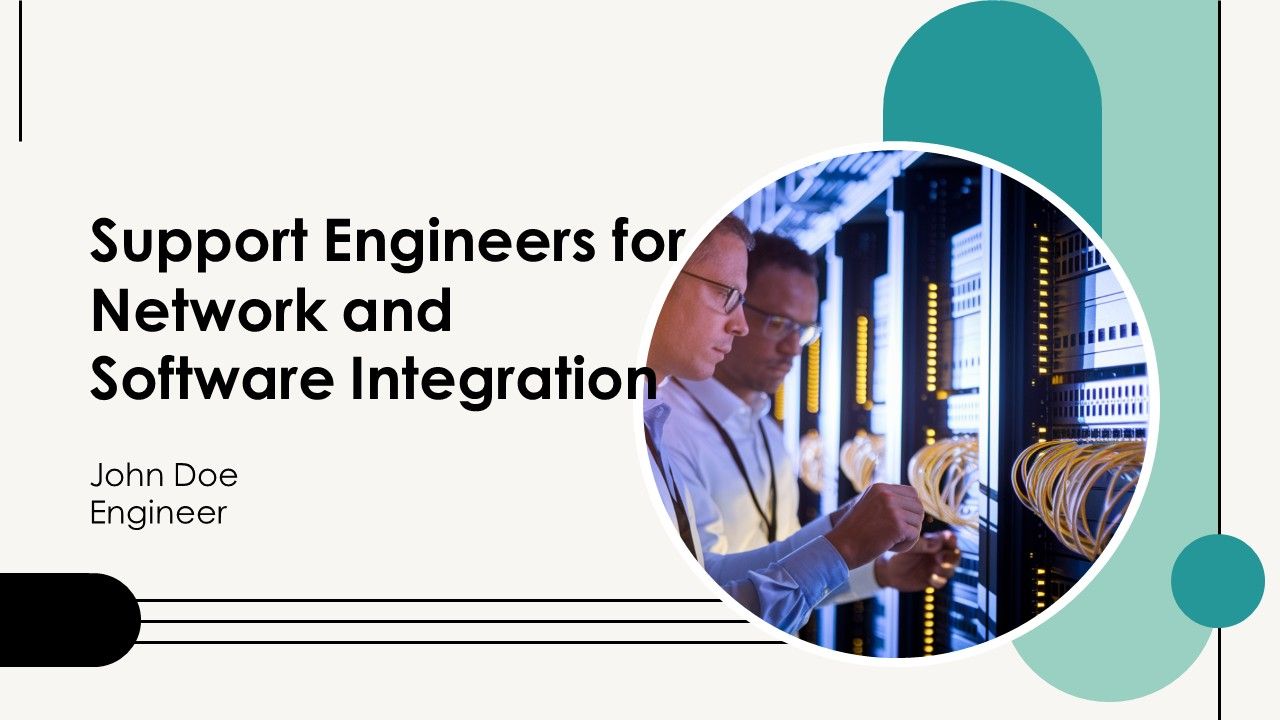 Support Engineers For Network And Software Integration PPT Sample AT
