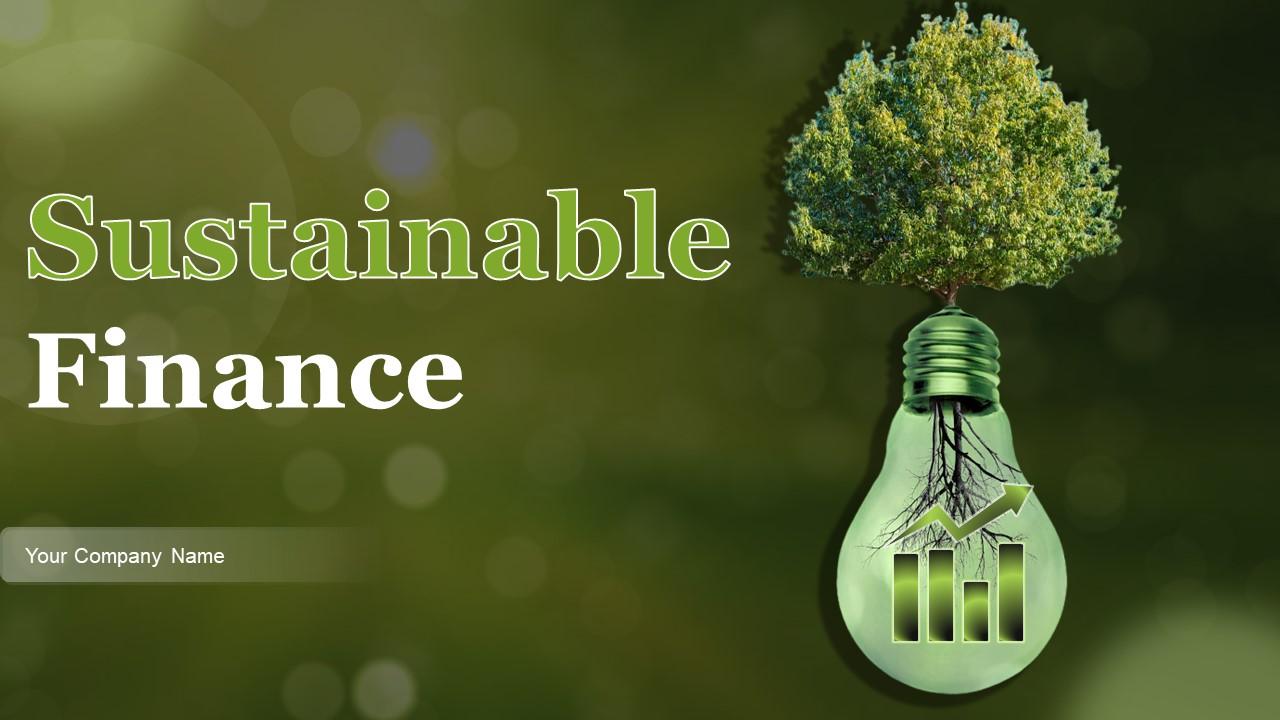 Sustainable Finance Powerpoint PPT Template Bundles PPT PowerPoint