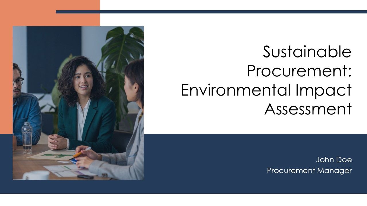 Sustainable Procurement Environmental Impact Assessment PPT Mockup AT