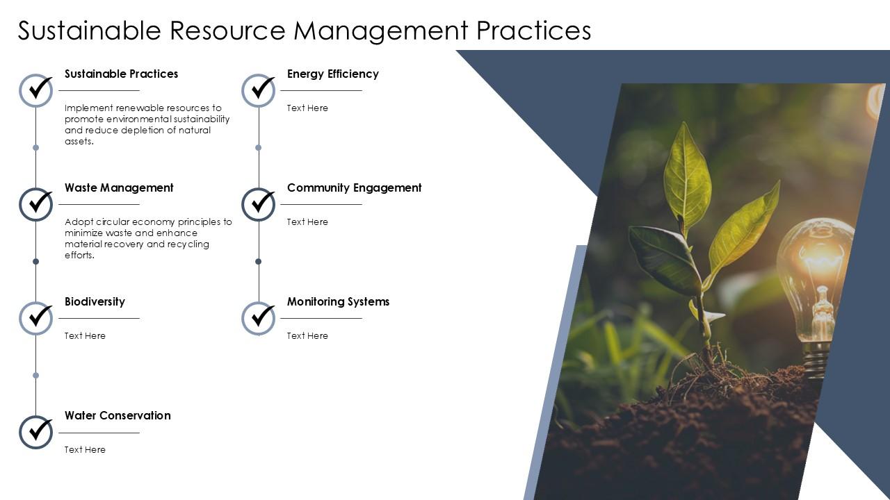 Sustainable Resource Management Practices Bioeconomic Systems PPT