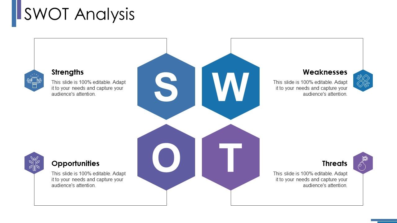 Swot analysis ppt infographic template layout ideas