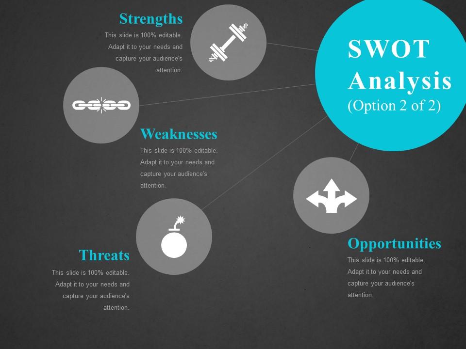 Swot analysis ppt templates Slide00