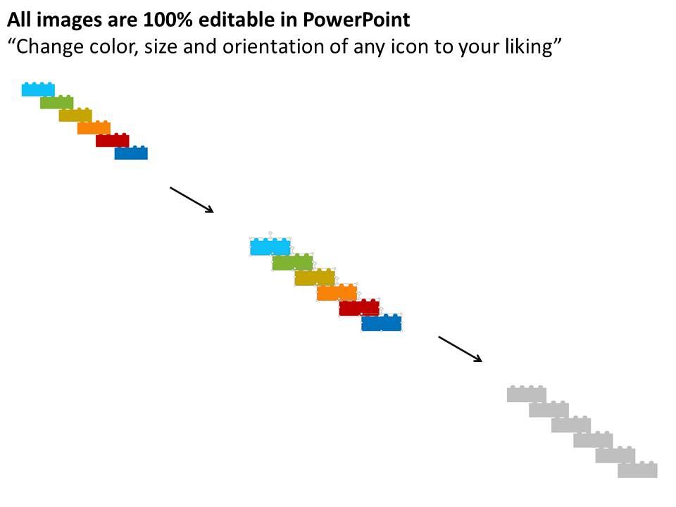 0620 Timeline Chart Lego Blocks 6 Steps Process Powerpoint Templates, PowerPoint Presentation Slides, PPT Slides Graphics, Sample PPT Files