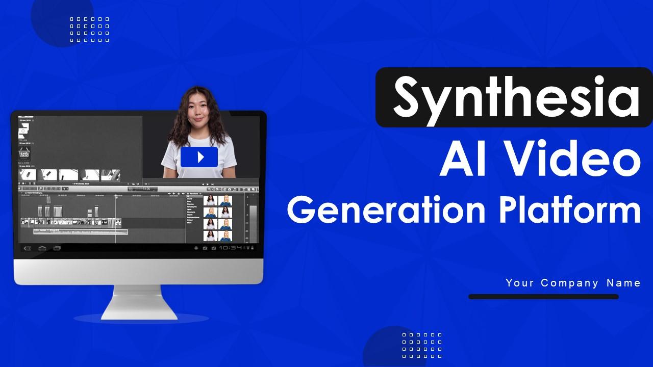 Synthesia AI Video Generation Platform Powerpoint Presentation Slides AI CD
