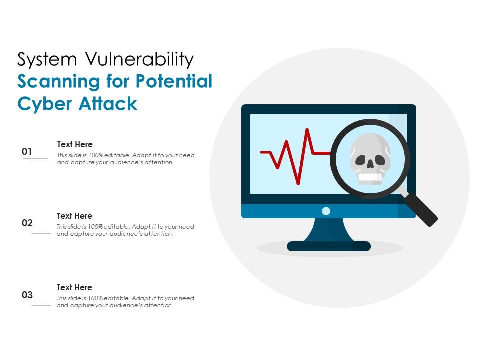 System vulnerability scanning for potential cyber attack Slide01