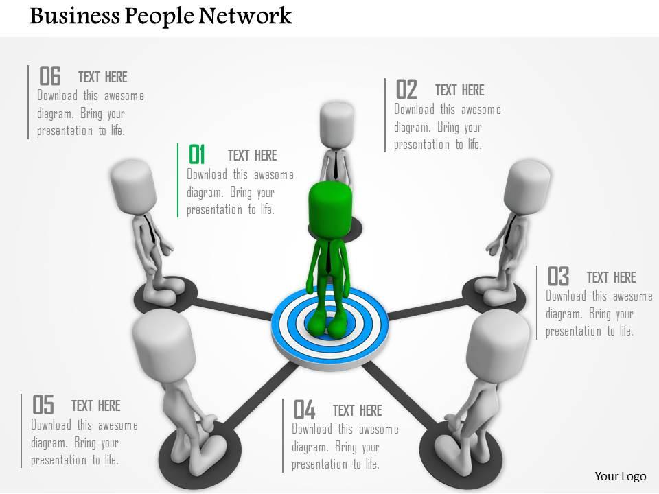 target_achievement_network_for_business_ppt_graphics_icons_Slide01