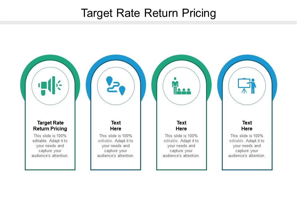 Target rate return pricing ppt powerpoint presentation outline show cpb Slide01