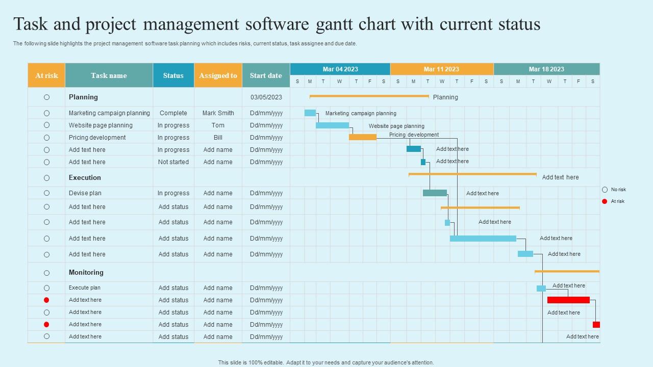 Project management software gantt chart gantt chart in construction