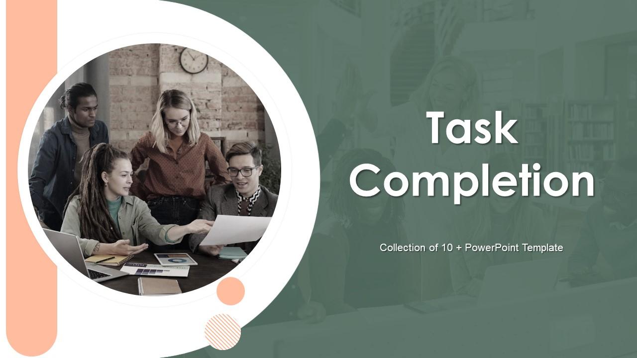 Task Completion Powerpoint PPT Template Bundles Slide01