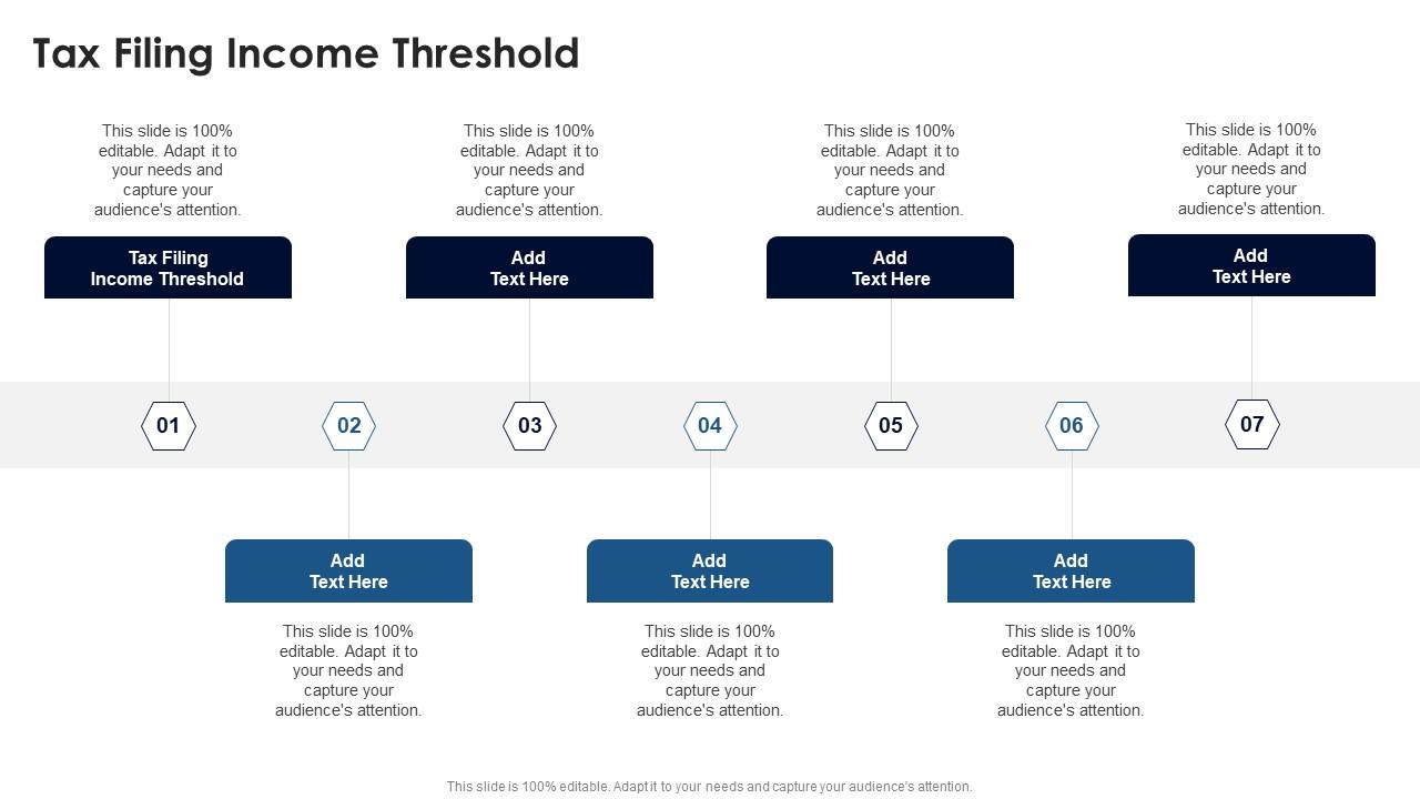 Tax Filing Threshold In Powerpoint And Google Slides Cpb
