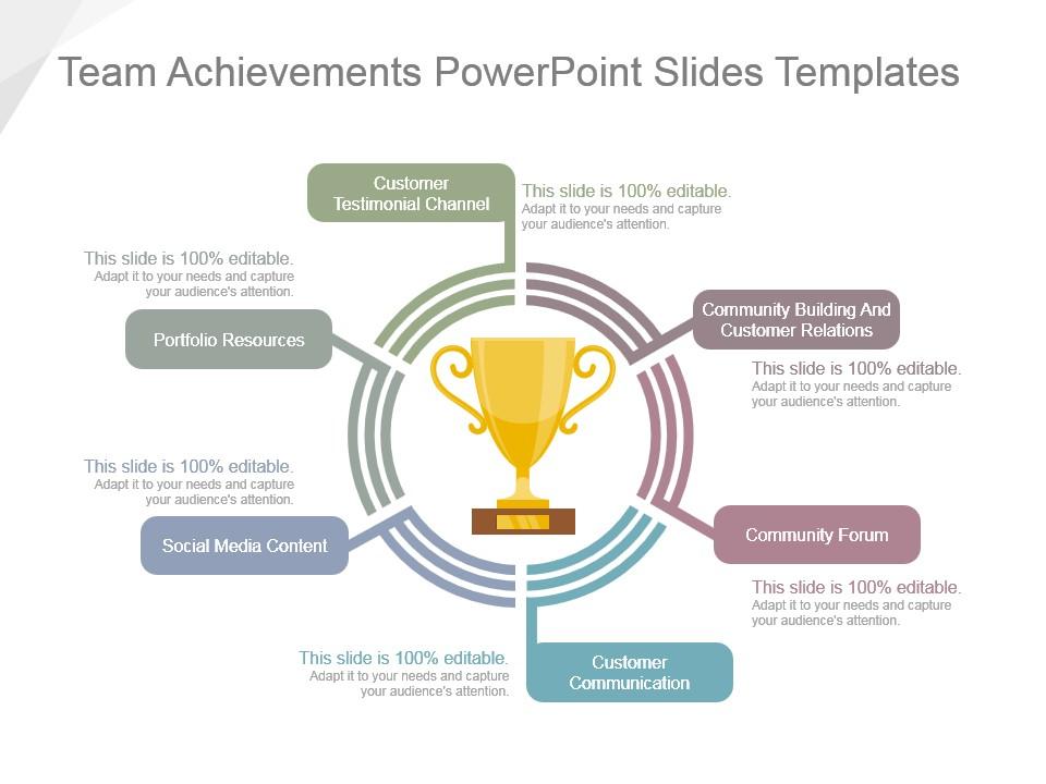 Team achievements powerpoint slides templates Slide01