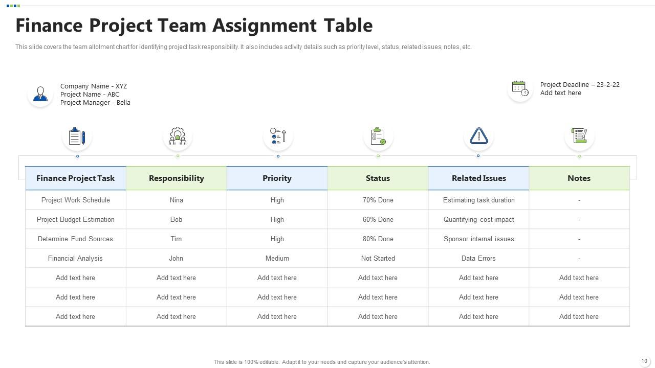Team Assignment Powerpoint PPT Template Bundles | Presentation Graphics ...