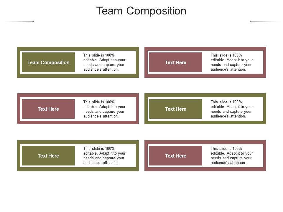 Team composition ppt powerpoint presentation slides background image cpb Slide01