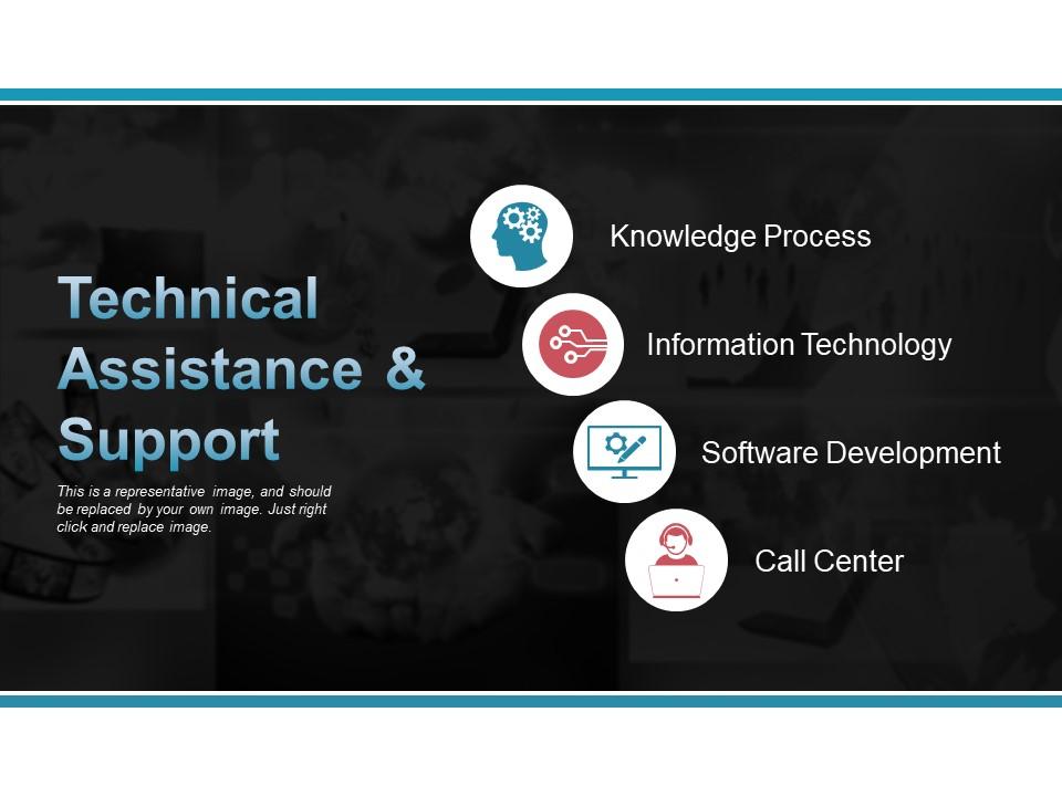 Technical Assistance And Support Ppt Sample Download Graphics