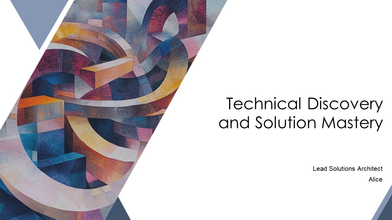 Technical Solution Slide Technical Discovery And Solution Mastery PPT Structure AT