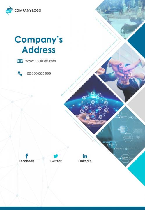 Technology Consulting Firm Two Page Brochure Template ...