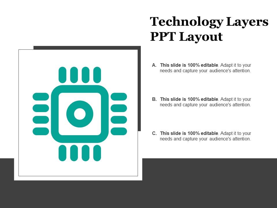 Technology layers ppt layout Slide00