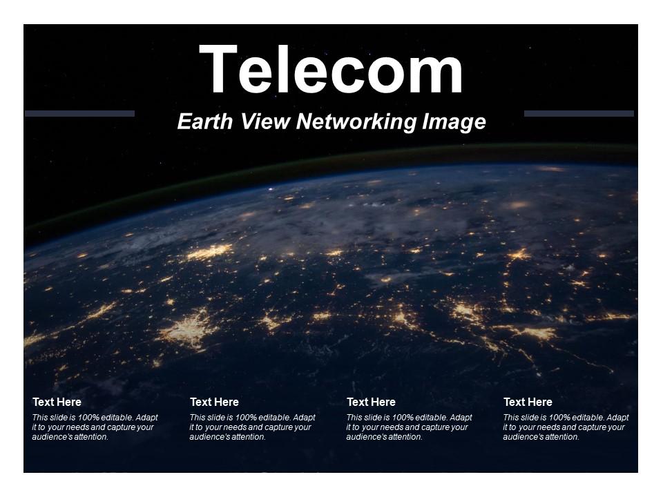 Telecom earth view networking image Slide01