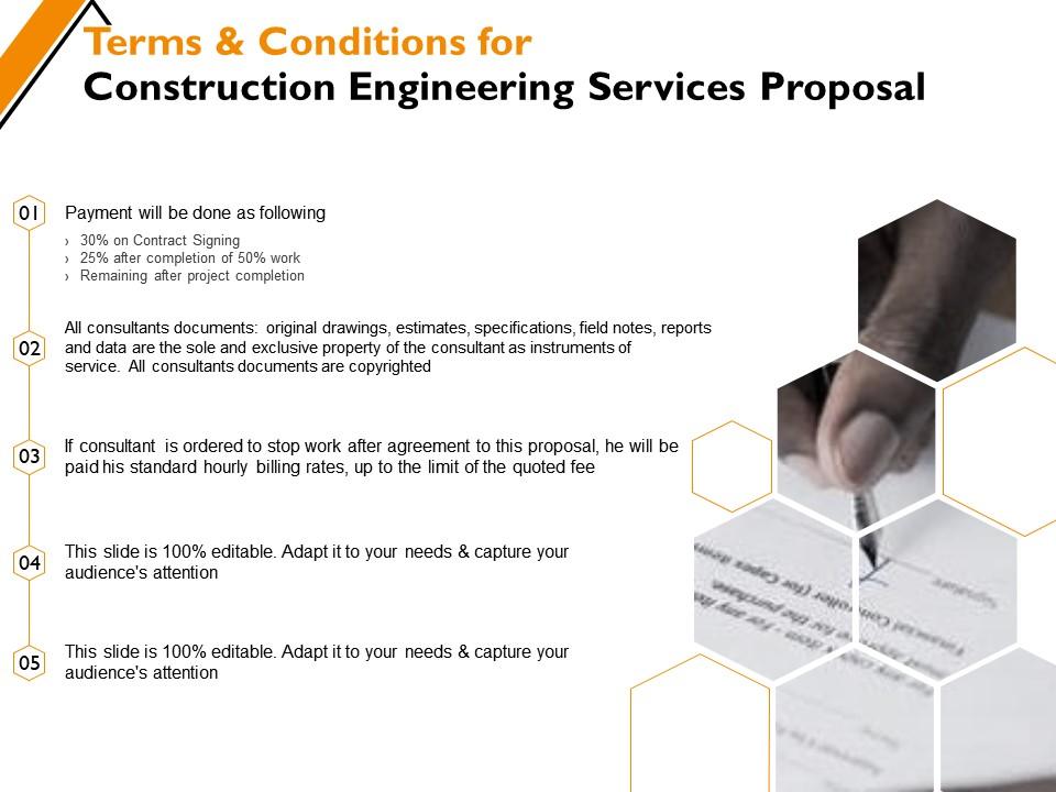 Terms And Conditions For Construction Engineering Services 