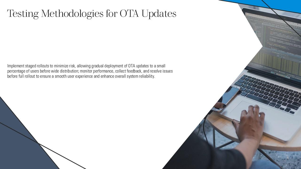 Testing Methodologies For OTA Updates PPT PowerPoint ST AI SS PPT Sample