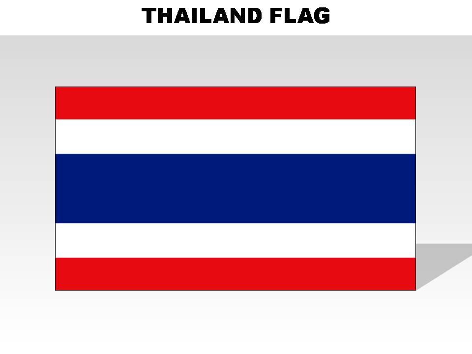 Thailand country powerpoint flags