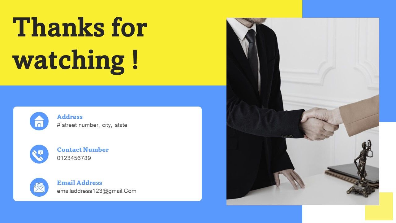 Thanks For Watching Ppt Slides Example Introduction