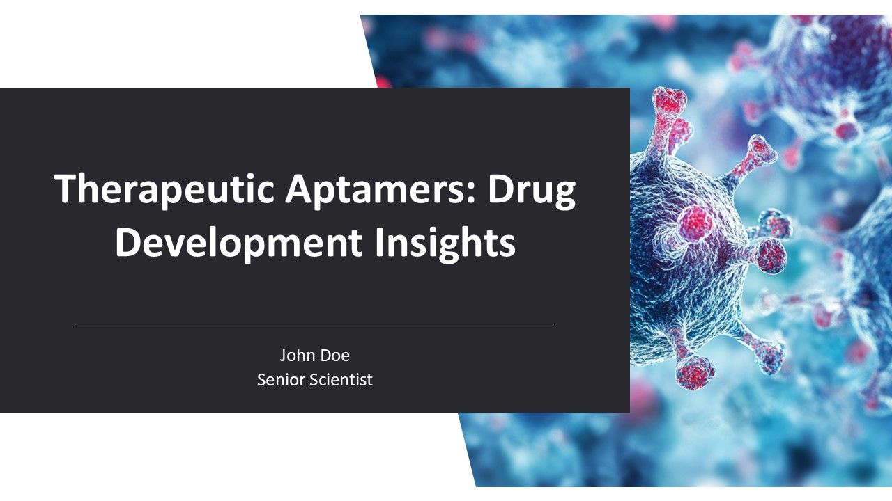 Therapeutic Aptamers Drug Development Insights PPT Demonstration AT Therapeutic Aptamers Drug Development Insights PPT Demonstration AT