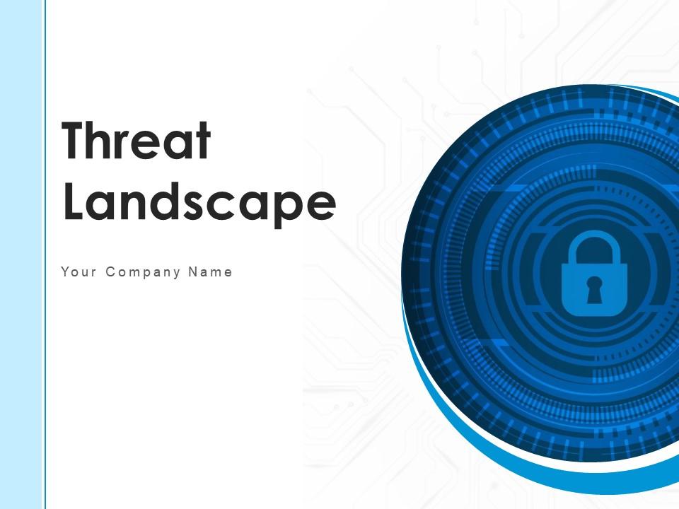 Threat landscape operational security behavioral analytics technologies Slide01