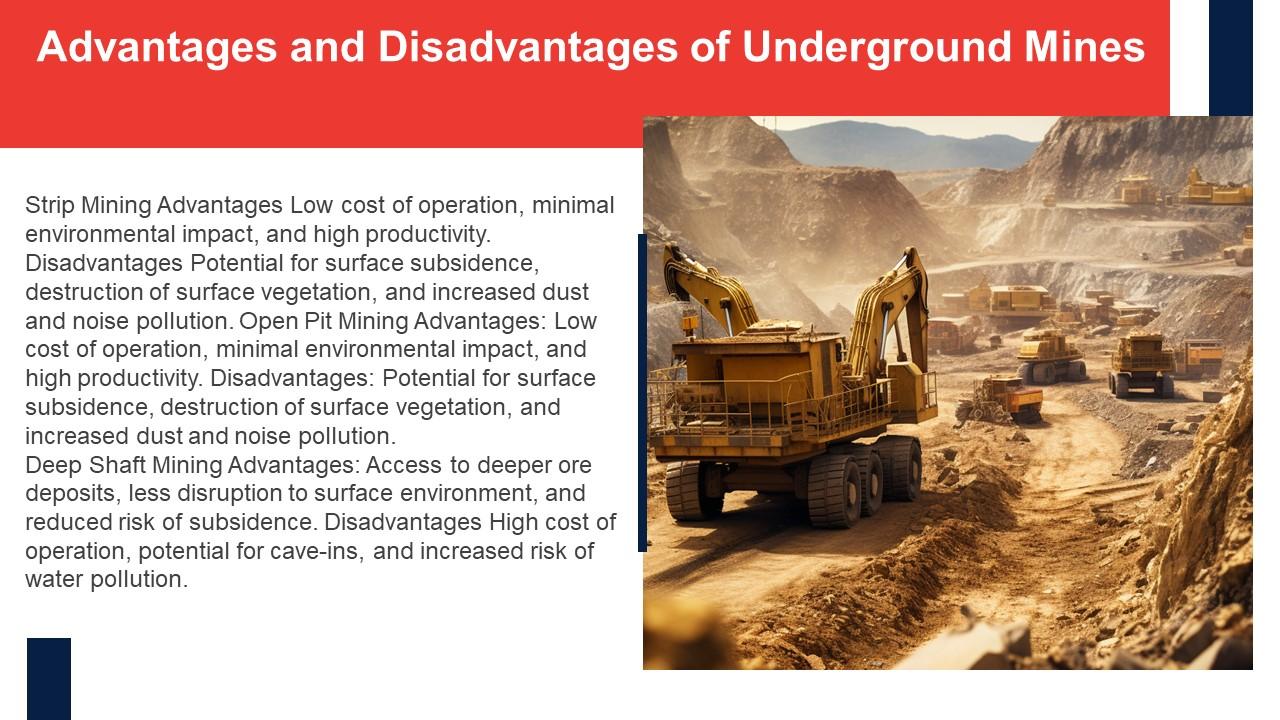 Three Different Types Mines Powerpoint Presentation And Google Slides