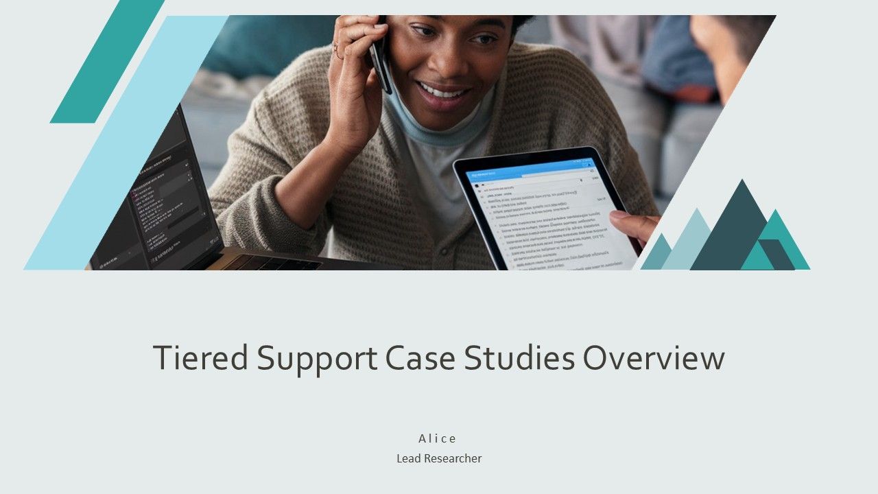 Tiered Support Case Studies Overview PPT Demonstration AT