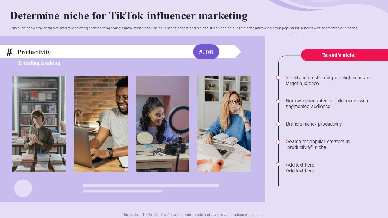 TikTok ads for niche markets