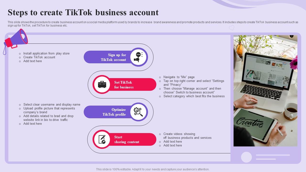 Tiktok Advertising Campaign Steps To Create Tiktok Business Account Mkt Tiktok Advertising Campaign Steps To Create Tiktok Business Account Mkt