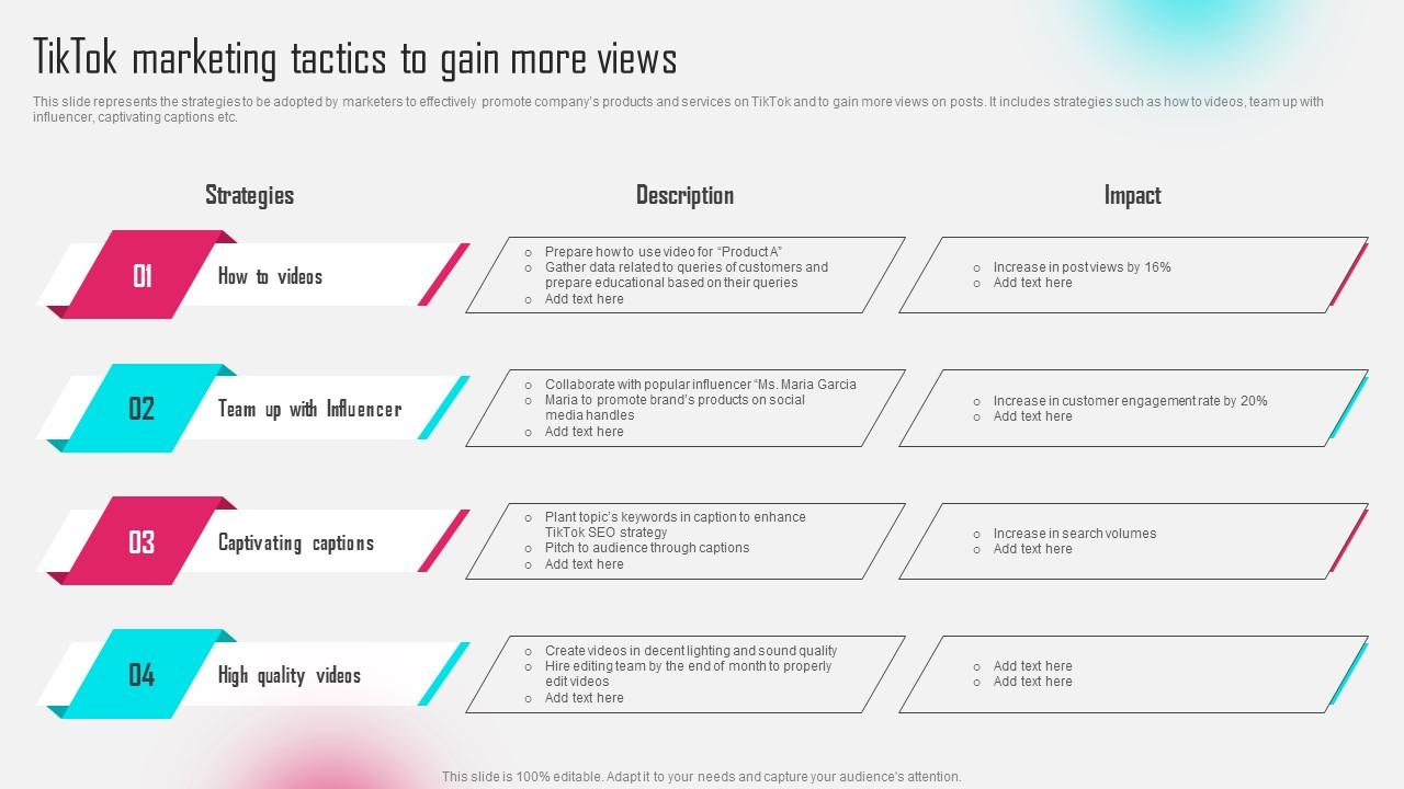 Tiktok Marketing Tactics To Gain More Views Tiktok Influencer Marketing Tiktok Marketing Tactics To Gain More Views Tiktok Influencer Marketing