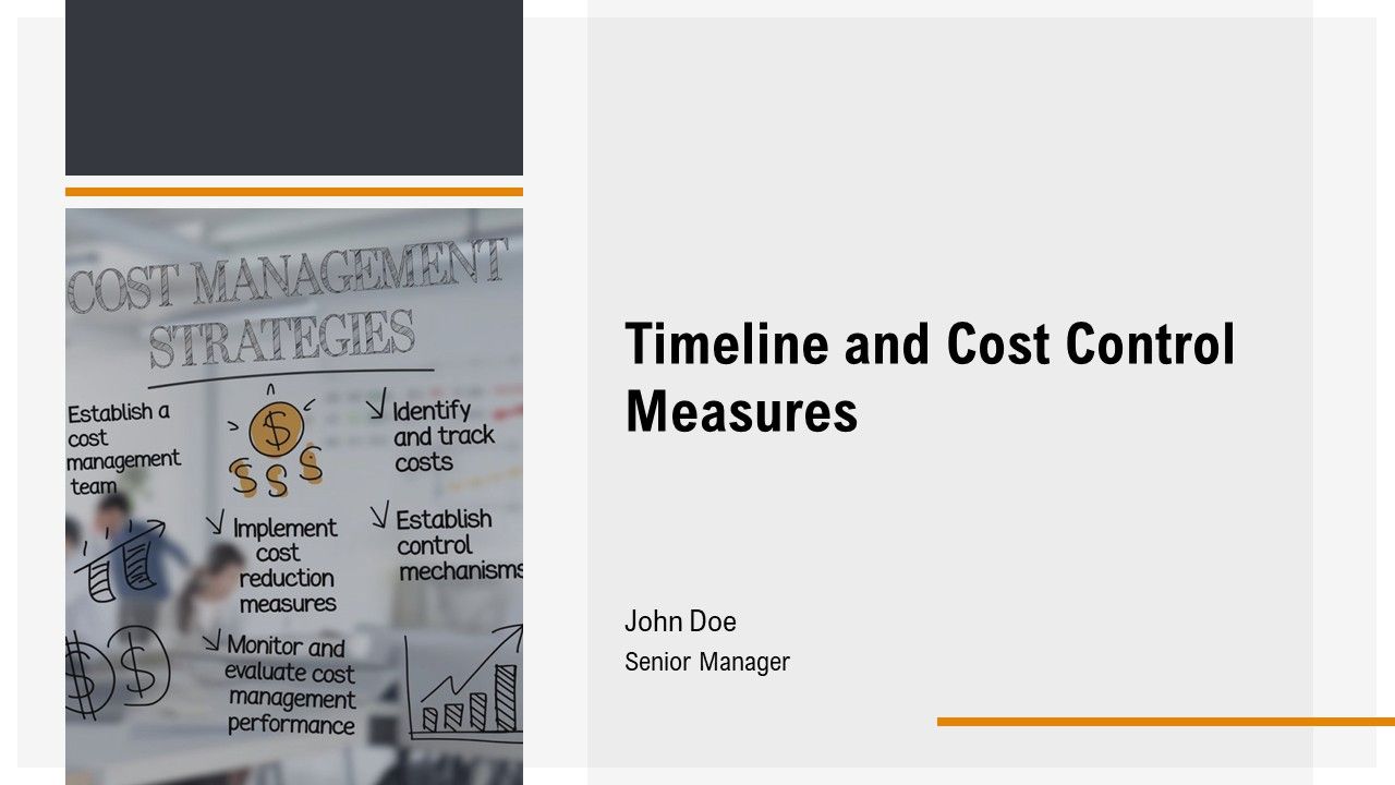 Conttroller Timeline Timeline And Cost Control Measures PPT Example AT
