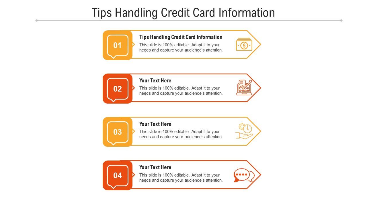 Tips Handling Credit Card Information Ppt Powerpoint Presentation