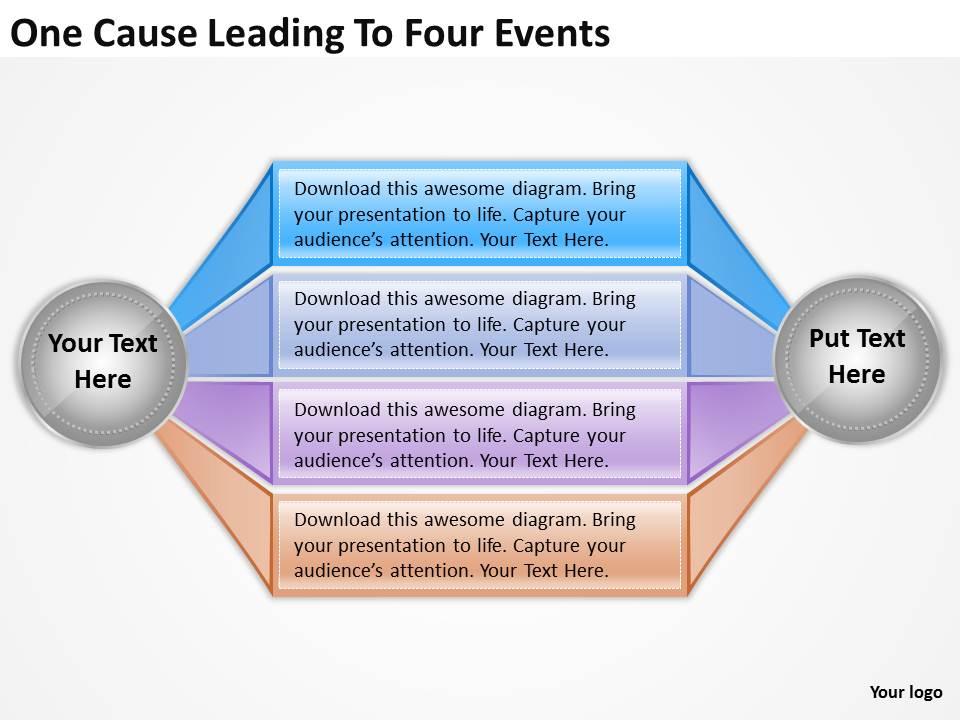 top_management_consulting_business_one_cause_leading_four_events_powerpoint_templates_Slide01