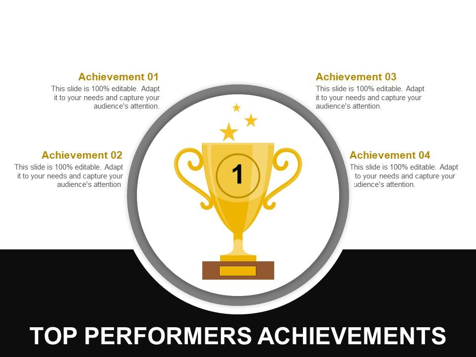 Top performers achievements ppt background Slide00