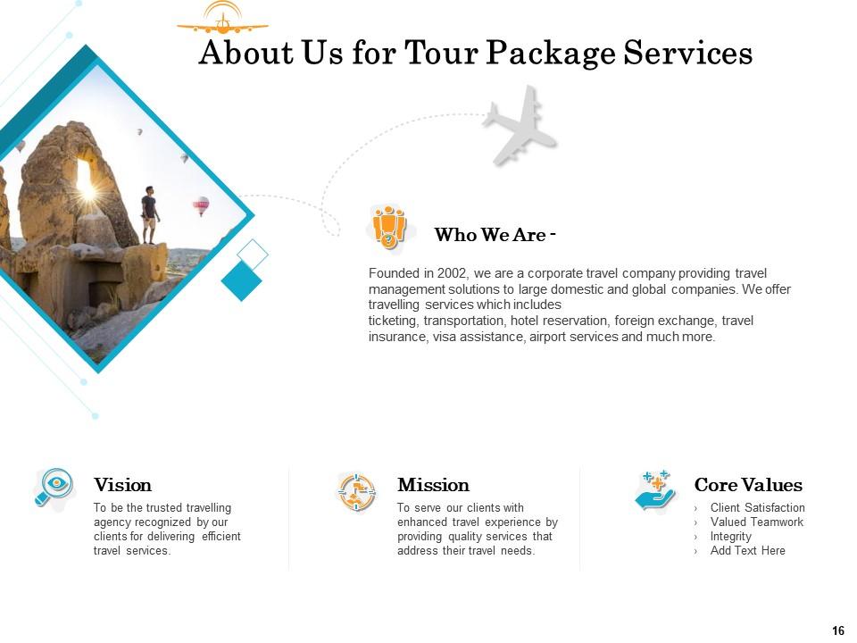 tour package designing