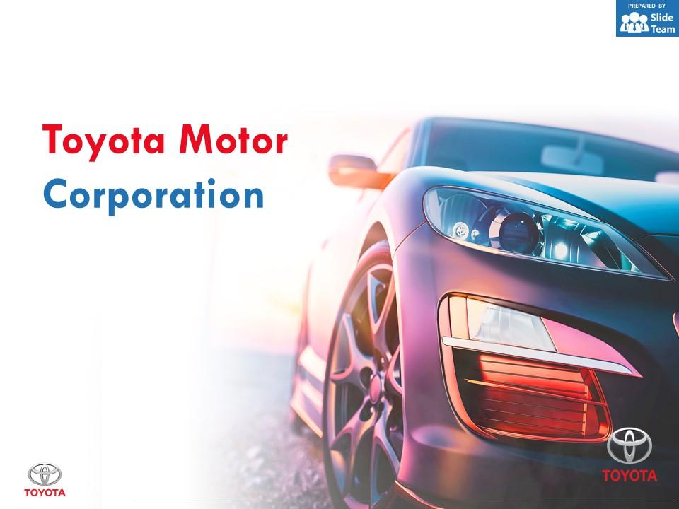Toyota motor corporation company profile overview financials and statistics from 2014-2018 Slide01
