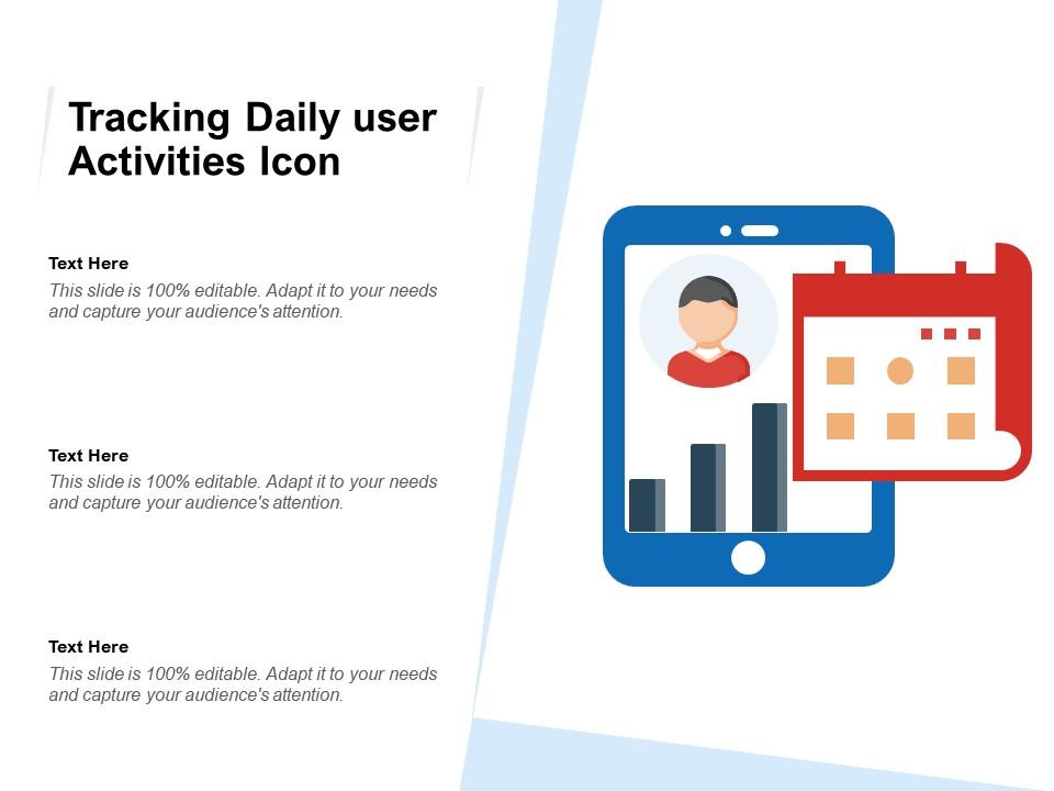Tracking daily user activities icon Slide00