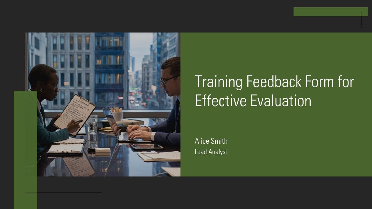 Training Feedback Form For Effective Evaluation PPT Template AT Training Feedback Form For Effective Evaluation PPT Template AT